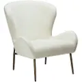 Dan-Form - Glam Loungestol, lav ryg - Hvid - Lænestole - - Homeroom