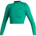 Mystic Lunar Crop Top Neoprene 2mm Rash Guard Jakke Til Kvinder