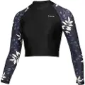 Mystic Jayde Crop Vest Dame Rash Guard Med Lange ærmer