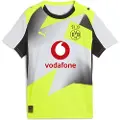 Puma Borussia Dortmund 25/26 Replica Away Jersey Youth, Clothing, Silver Mist/Yellow Alert, 5-6Y