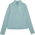 Nike Langærmet Nike Dri-FIT-top med 1/4 lynlås til piger - grøn