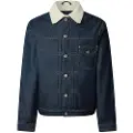 Pepe Jeans Pepe Jeanstil mænd. PM4027163 Horsham Borg-jakke (XXL), Blå, Casual, Bomuld, Denim