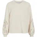 Vila Visandy Rund Udskæring Langærmet Sweatshirt