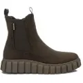 Refresh Refreshtil kvinder. 17024903-KAKI Ankelstøvler 170249 grønlig brun (37), Fast, 1-3 cm, Lynlås, Casual