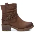 Refresh Refreshtil kvinder. 17224201-CAMEL Ankelstøvler 172242 brun (35), 3-5 cm, Lynlås, Casual
