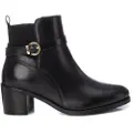 Carmela Carmelatil kvinder. 16201902-NEGRO Ankelstøvler i læder 162019 sort (40), 5-8 cm, Lynlås, Casual