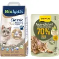 GimCat SÆRPRIS! Biokat's 3in1 Attracting & Care + GimCat Near Nature vådfoder - 18 l