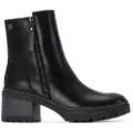 Xti Xtitil kvinder. 14445501-NEGRO Ankelstøvler 144455 sort (40), 3-5 cm, Lynlås, Casual