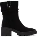 Refresh Refreshtil kvinder. 17302103-NEGRO Ankelstøvler 173021 sort (37), 3-5 cm, Lynlås, Casual