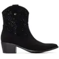 Xti Xtitil kvinder. 14430901-NEGRO Ankelstøvler 144309 sort (38), 3-5 cm, Lynlås, Casual