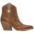 Xti Xtitil kvinder. 14446501-CAMEL Ankelstøvler 144465 brun (38), 3-5 cm, Lynlås, Casual