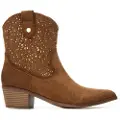 Xti Xtitil kvinder. 14430902-CAMEL Ankelstøvler 144309 brun (37), 3-5 cm, Lynlås, Casual