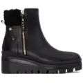 Carmela Carmelatil kvinder. 16271201-NEGRO Ankelstøvler i læder 162712 sort (36), 3-5 cm, Lynlås, Casual