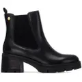 Carmela Carmelatil kvinder. 16257302-NEGRO Ankelstøvler i læder 162573 sort (36), 3-5 cm, Lynlås, Casual
