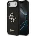 GUESS iPhone Air Guess Fixed Glitter 4G Metal Logo Cover - Sort