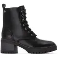 Xti Xtitil kvinder. 14445402-NEGRO Ankelstøvler 144454 sort (40), 3-5 cm, Lynlås, Casual