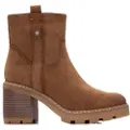 Refresh Refreshtil kvinder. 17303201-TAUPE Ankelstøvler 173032 brun (39), 5-8 cm, Lynlås, Casual