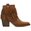 Refresh Refreshtil kvinder. 17296602-CAMEL Ankelstøvler 172966 brun (35), 3-5 cm, Lynlås, Casual