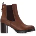 Xti Xtitil kvinder. 14429902-CAMEL Ankelstøvler 144299 brun (38), 5-8 cm, Lynlås, Casual