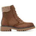 Refresh Refreshtil kvinder. 17302801-TAUPE Ankelstøvler 173028 brun (40), Fast, 1-3 cm, Lynlås, Casual