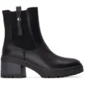 Xti Xtitil kvinder. 14445601-NEGRO Ankelstøvler 144456 sort (36), 3-5 cm, Lynlås, Casual