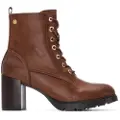 Xti Xtitil kvinder. 14429802-CAMEL Ankelstøvler 144298 brun (40), 5-8 cm, Lynlås, Casual