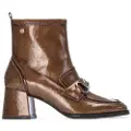 Carmela Carmelatil kvinder. 16253801-TAUPE Ankelstøvler 162538 brun (38), Sort, 3-5 cm, Ingen, Casual, Patentlæder