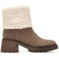 Carmela Carmelatil kvinder. 16265901-TAUPE Ankelstøvler i læder 162659 brun (38), 3-5 cm, Ruskind, Lynlås, Casual