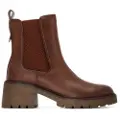 Refresh Refreshtil kvinder. 17297401-CAMEL Ankelstøvler 172974 brun (41), 3-5 cm, Lynlås, Casual