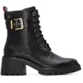 Carmela Carmelatil kvinder. 16256802-NEGRO Ankelstøvler i læder 162568 sort (38), 3-5 cm, Lynlås, Casual