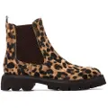 Carmela Carmelatil kvinder. 16254601-LEOPARDO Ankelstøvler 162546 brun (39), Fast, 1-3 cm, Ingen, Casual, Dyreprint
