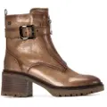 Xti Xtitil kvinder. 14427602-BEIGE Ankelstøvler 144276 brun (41), 3-5 cm, Lynlås, Casual