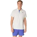 Asics Asicstil mænd. 2041A340 Polo Court beige (L), Casual, Sport, Bomuld, Tennis/padeltennis, Multisport, Korte ærmer, Bæredygtig