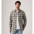 Levi's Levi'stil mænd. 19573-0289 Jackson Worker skjorte beige (M), Casual, Bomuld, Lange ærmer
