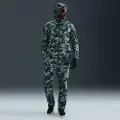 Nike Tech-camobukser i fleece med åben kant til mænd - grøn