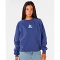 Rip Curl Luxe Surf Raglan Relaxed Crew Sweatshirt
