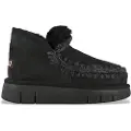 Mou Moutil kvinder. MU.FW531009A Eskimo Bounce lædersko sort (36), 3-5 cm, Ingen, Casual