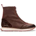 Hispanitas Hispanitastil kvinder. HI254354 Brune Kansas læder-sneakers (39), Fast, Lynlås, Casual