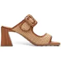 Hispanitas Hispanitastil kvinder. RHV254048 Brune Miami læder-sandaler (36), 5-8 cm, Ingen, Casual