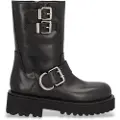 Alpe Alpetil kvinder. 279601 Biker ankelstøvler i læder, sort (36), 1-3 cm, Lynlås, Casual