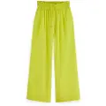 Scotch & Soda Voile Wide Leg Pull On Højtaljede Bukser