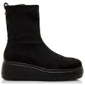 Mustang Mustangtil kvinder. 59571 Ankelstøvler Nolia sort (41), 3-5 cm, Lynlås, Casual