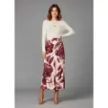 Twinset Twinsettil kvinder. 252TP2702 Lyserød nederdel med blomsterprint (44), Casual, Pink, Viscose