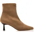 Mustang Mustangtil kvinder. 59671 Ninette beige ankelstøvler (37), 3-5 cm, Ingen, Casual