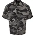 Urban Classics Laser Camo Printed Boxy Kortærmet Skjorte