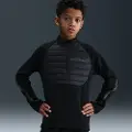 Nike Paris Saint-Germain Academy Winter Warrior Therma-FIT-fodboldtræningstrøje til større børn - sort