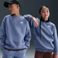 Nike Oversized Nike Sportswear Club Fleece-sweatshirt til større børn - blå
