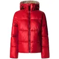 Pepe Jeans Pepe Jeanstil kvinder. PL4024339 Frakke Sussy kort rød (XS), Casual, Polyester