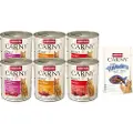 Animonda Carny 6 x 400 g / 12 x 400 g / 6 x 800 g animonda Carny Adult + 50 g Meat Yummies Kylling + Laks gratis! - 6 x 800 g Mixpakke Okse (3 varianter)
