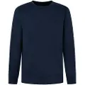 Hackett London Hackett Londontil mænd. HM581165 Navy sweatshirt med klassisk pasform (L), Casual, Bomuld, Lange ærmer, Blå